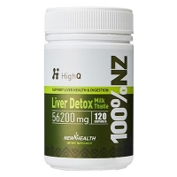 Highq 六合一双蓟超高含量56200mg净肝护肝宝 120粒-保质期2028年2月