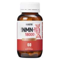 BEASTO NMN+PQQ 18000含量基因能量抗衰老胶囊60粒-保质期2027年6月