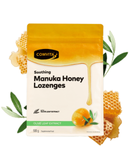 Comvita康维他麦卢卡UMF10＋橄榄味蜂胶糖500g-保质期2027年11月
