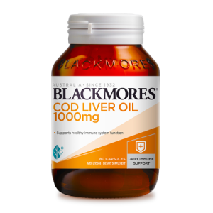 Blackmores 澳佳宝 1000mg 鳕鱼肝油胶囊 80粒-2028年3月