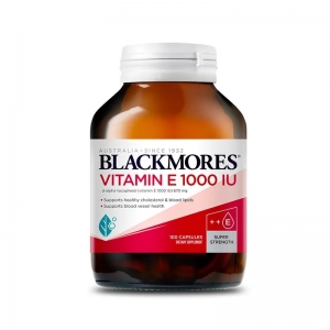Blackmores维生素E美容胶囊VE1000IU 100粒-保质期2028年2月