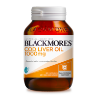 Blackmores 澳佳宝 1000mg 鳕鱼肝油胶囊 80粒-2028年3月