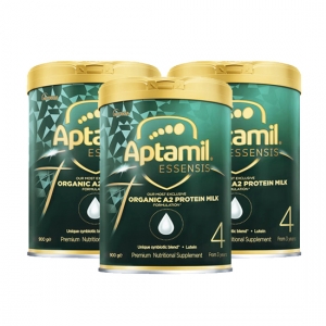 【新西兰直邮富腾达慢线】Aptamil 爱他美有机A2奇迹绿罐蛋白奶4段2罐 保质期至2027年2月