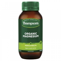 Thompson‘s 汤普森 有机镁 120片-保质期2027年3月