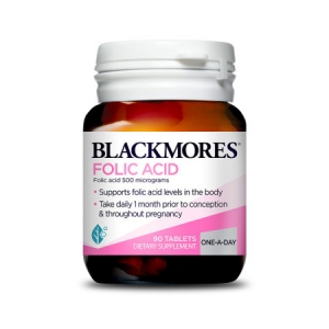 Blackmores 澳佳宝 天然叶酸片 90片 备孕必备-保质期2027年4月