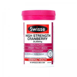 Swisse斯维诗高浓度蔓越莓 25000mg 胶囊30粒-保质期2026年5月
