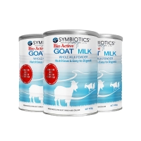 【新西兰直邮时安达普通线】Symbiotics 升倍顶级山羊奶粉全脂 450g*3罐 2027年3月