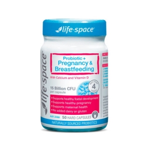 Life Space 孕期&哺乳期益生菌胶囊 50粒-保质期2027年1月