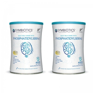 【新西兰直邮时安达普通线】Symbiotics 升倍健脑山羊奶粉 400g*2罐 2027年1月