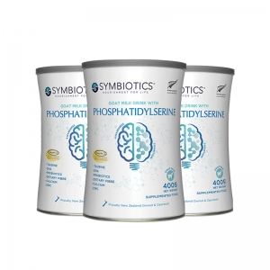 【新西兰直邮时安达普通线】Symbiotics 升倍健脑山羊奶粉 400g*3罐 2027年1月