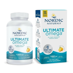 Nordic Naturals 挪威小鱼高浓缩北极深海Omega3鱼油柠檬味120粒-保质期2026年6月