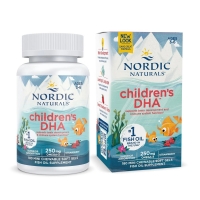Nordic Naturals 挪威小鱼 3-6岁小金豆儿童DHA鳕鱼鱼油软胶囊 180粒-保质期2028年2月