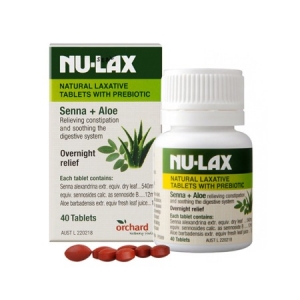 NU-LAX芦荟乐康片40粒 保质期2026年4月