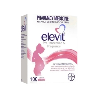 elevit 爱乐维 女性 备孕 孕期 孕妇叶酸 复合维生素 100片【新包装】澳版-保质期2027年7月