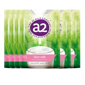 【新西兰直邮】A2 高钙脱脂成人奶粉 1kg*6袋 保质期至2026年10月
