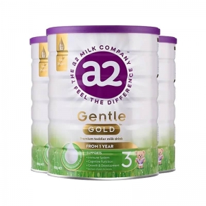 【新西兰直邮时安达快递直邮普通线】A2 Gentle Gold 金装 3段*3罐 保质期至2026年5月