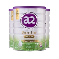 【新西兰直邮时安达快递直邮普通线】A2 Gentle Gold 金装 2段*3罐 保质期2026年6月
