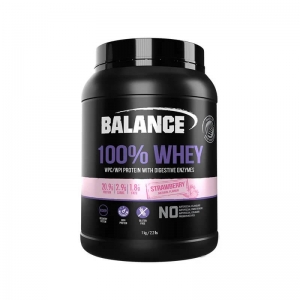 Balance 100%纯蛋白粉草莓味 1kg-保质期2026年10月