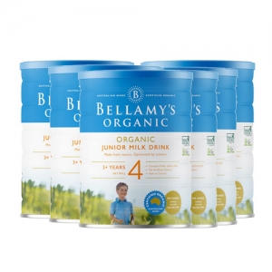【新西兰直邮BC清关快线】Bellamy's 贝拉米 4段(3岁以上)900g *6罐-保质期2027年3月