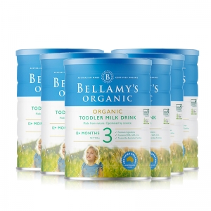 【新西兰直邮BC清关快线】Bellamy's 贝拉米 3段(12个月以上) 900g6罐-保质期2027年3月