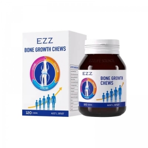 EZZ 骨骼生长素赖氨酸成长咀嚼片 120片-保质期2027年11月
