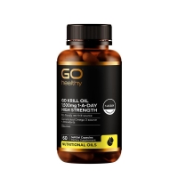 GO Healthy高之源磷虾油1500mg胶囊60粒-保质期2027年11月