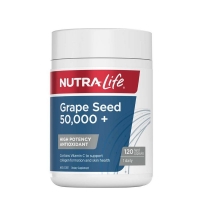 NutraLife纽乐高含量50000葡萄籽胶囊120粒-保质期2027年2月