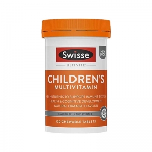 Swisse 斯维诗儿童复合维生素咀嚼片 120片-保质期2027年1月