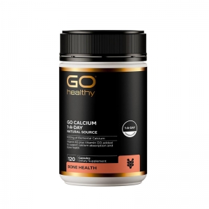 GO Healthy高之源维生素K2维生素D3天然有机钙120粒-保质期2027年10月