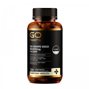 Go healthy 高之源 葡萄籽60000mg 120粒-保质期2027年9月