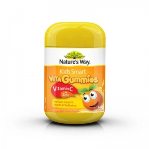 【融化不赔】Nature Way 佳思敏VC+锌软糖60粒-保质期2026年11月