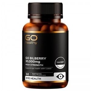 Go Healthy高之源蓝莓越橘精华30000mg护眼胶囊60粒-保质期2027年6月