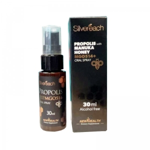 Silvereach MGO514+高含量无酒精蜂胶喷雾30ml-保质期2028年2月