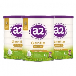 【新西兰直邮时安达快递直邮普通线】A2 Gentle Gold 金装 4段*3罐 保质期至2027年1月