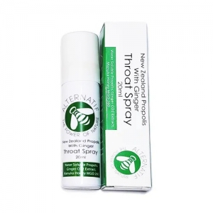 ALTERNATIF蜂胶生姜喉咙喷雾20ml-保质期2025年12月