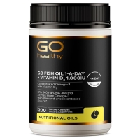 Go Healthy高之源+D3三倍鱼油胶囊200粒-保质期2028年1月