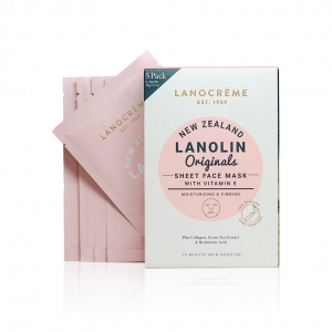 Lanocreme兰侬羊毛脂面膜（含维生素 E）5 片装-保质期2027年12月