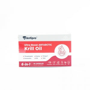 Antipro高纯度56%超高磷脂1500mg南极磷虾油30粒-保质期2029年1月