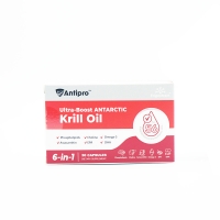 Antipro高纯度56%超高磷脂1500mg南极磷虾油30粒-保质期2029年1月