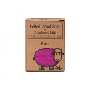 Felted Wool新西兰手工羊毛香皂【玫瑰】 100g