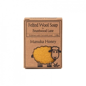 Felted Wool 新西兰手工羊毛香皂【麦卢卡蜂蜜】 100g