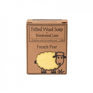 Felted Wool新西兰手工羊毛香皂【法式香梨】 100g