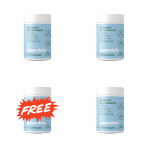 【买3送1，拍1份发4瓶】Lifestream Naturel Calcium 有机海藻钙粉胶囊 30c 【保质期2027/12】