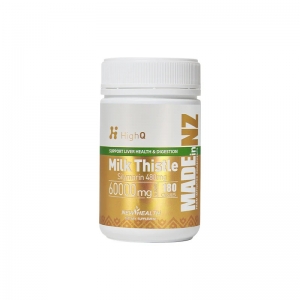 HighQ高浓缩60000mg奶蓟草护肝胶囊180粒-保质期2029年1月