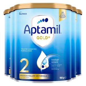 【新西兰直邮顺丰7天】Aptamil 爱他美金装 2段(6-12个月) *6罐 保质期至2028年3月