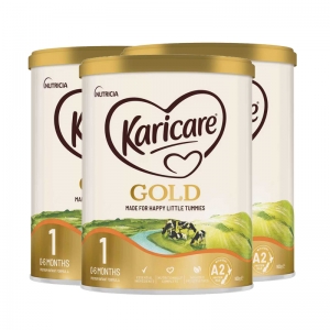 【新西兰顺丰直邮快线】Karicare 可瑞康金装A2-1段(0-6个月)3罐 保质期2028年3月