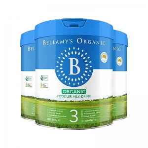 【澳洲直邮】Bellamy's 贝拉米有机奶粉 3段(1-3岁)900g *6罐 保质期至2028年1月
