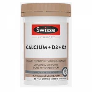 SWISSE斯维诗钙+D3+K2 60粒-保质期2029年2月