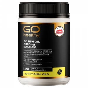 Go Healthy高之源高含量2000mg鱼油230粒和300粒