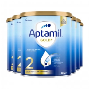 【新西兰直邮富腾达3周】Aptamil 爱他美金装 2段(6-12个月)6罐 保质期至2027年10月